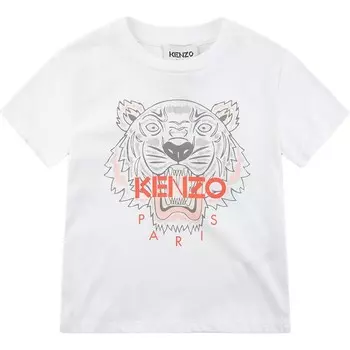 Детская футболка Kenzo, белый