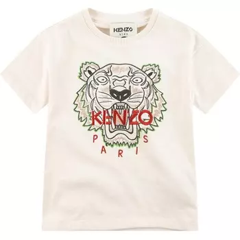 Детская футболка Kenzo, белый