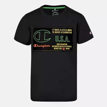 Детская футболка линии США Champion, черный