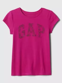 Детская футболка с логотипом Gap, фиолетовый