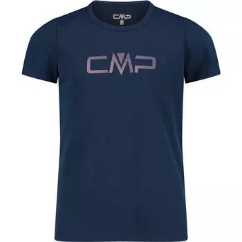 Детская футболка с принтом CMP, синий