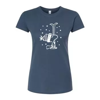 Детская футболка с рисунком Peanuts Snowfall Licensed Character, синий
