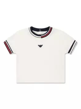 Детская хлопковая футболка Emporio Armani Emporio Armani Kids, серый