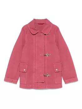 Детская хлопковая куртка Fay Kids, розовый