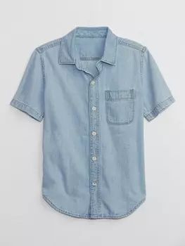 Детская клетчатая куртка Gap, синий