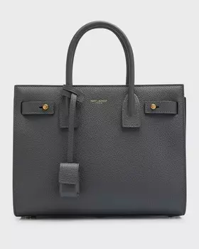 Детская кожаная сумка через плечо Sac De Jour Saint Laurent