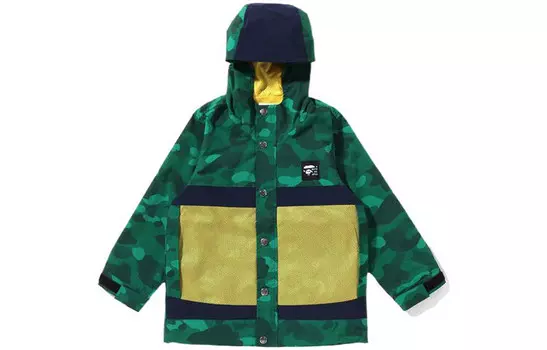 Детская куртка A Bathing Ape, зеленый