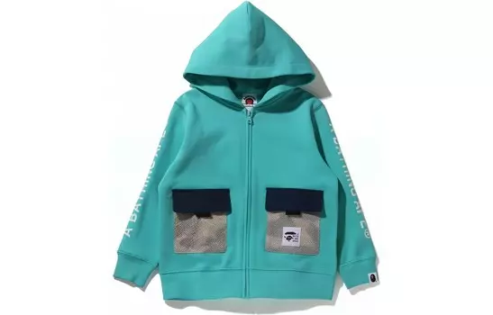 Детская куртка A Bathing Ape, зеленый