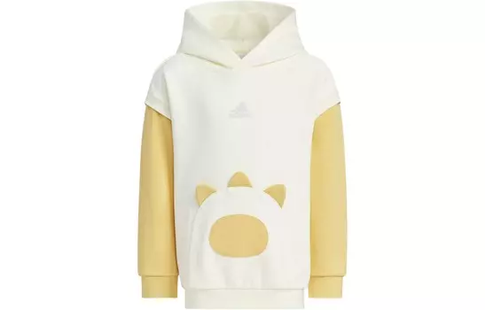 Детская куртка Adidas, белый/светло-желтый
