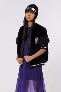 Детская куртка-бомбер Dkny, черный