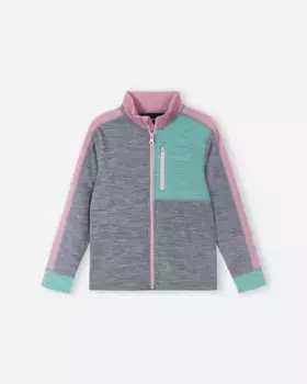 Детская куртка из мериносовой шерсти Merin Reima, цвет Melange Grey