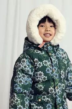 Детская куртка Mini Rodini Daisys, зеленый