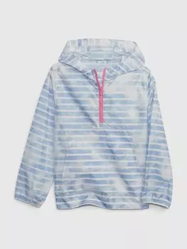 Детская куртка с капюшоном Gap, синий