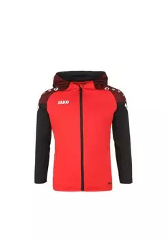 Детская куртка с капюшоном Performance JAKO, цвет Rot Schwarz