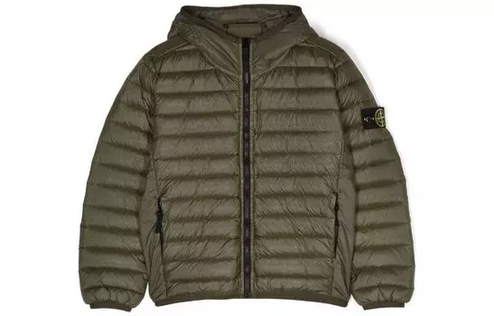 Детская куртка Stone Island, зеленый