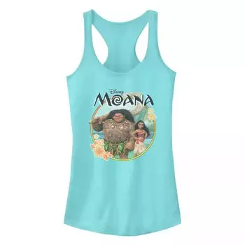 Детская майка Disney's Moana Circle с портретом-борцовкой и открытой спиной Licensed Character