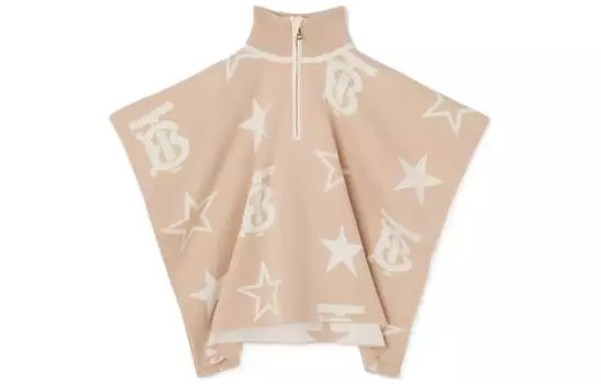 Детская накидка Burberry, цвет Almond beige