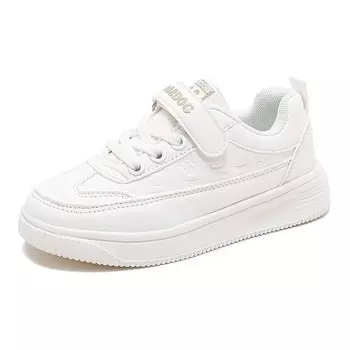 Детская обувь для скейтбординга Bobdog, цвет White/Gold [Upgraded Ver.]