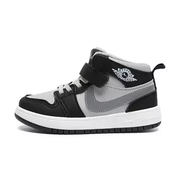 Детская обувь для скейтбординга Kids High-top Atongmu, цвет Lilac purple [two cotton and velvet]