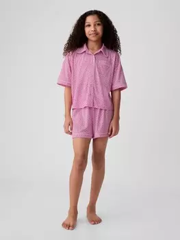 Детская пижама с рисунком Gap, розовый