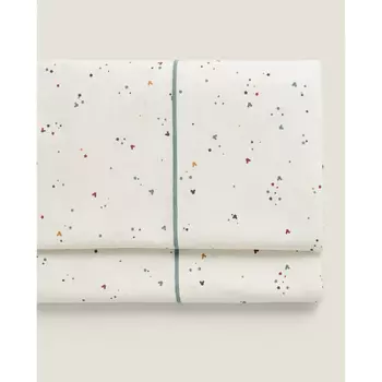 Детская простыня Zara Home Mickey Mouse Disney Flat, кремовый
