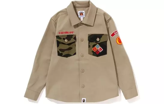 Детская рубашка A Bathing Ape, черный