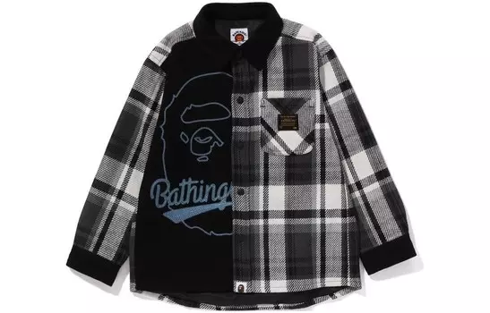 Детская рубашка A Bathing Ape, черный