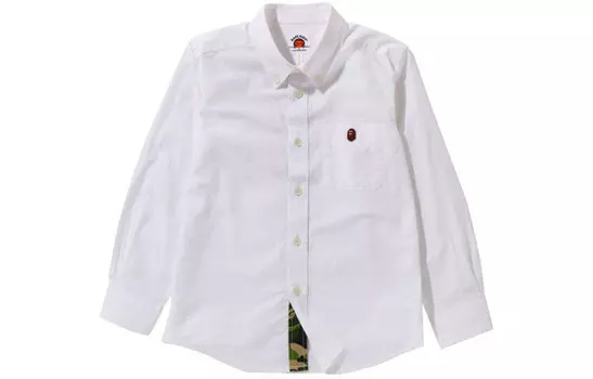 Детская рубашка A Bathing Ape, серый