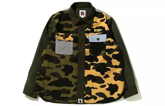 Детская рубашка A Bathing Ape, зеленый