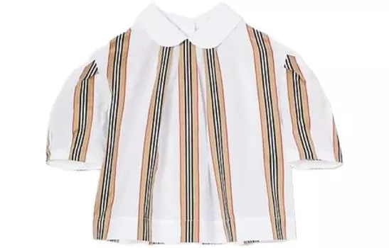 Детская рубашка Burberry, цвет Brown