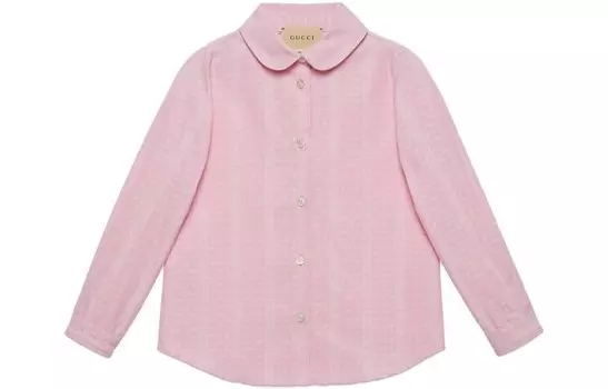 Детская рубашка Gucci, розовый