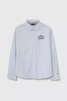 Детская рубашка Tommy Hilfiger, синий
