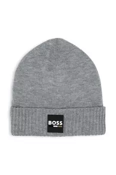Детская шапка Boss, серый