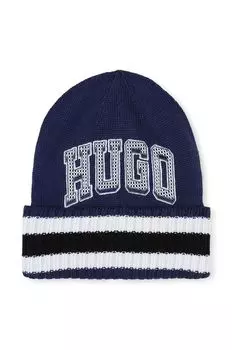 Детская шапка Hugo, темно-синий