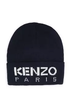 Детская шапка Kenzo, темно-синий