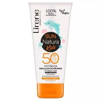 Детская солнцезащитная эмульсия SPF 50 с 1 дня 100мл Lirene SUN NATURA