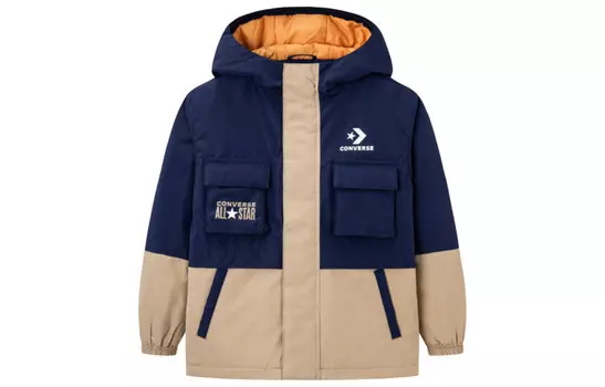 Детская стеганая куртка Converse, цвет Navy