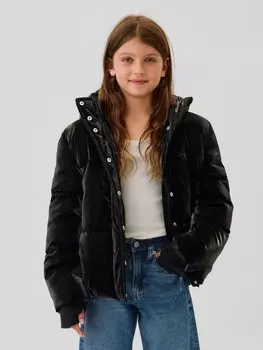 Детская стеганая куртка Gap, черный