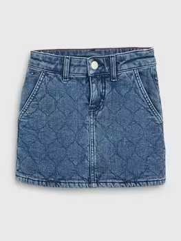 Детская стеганая юбка из денима Tommy Hilfiger, floppymidrigid
