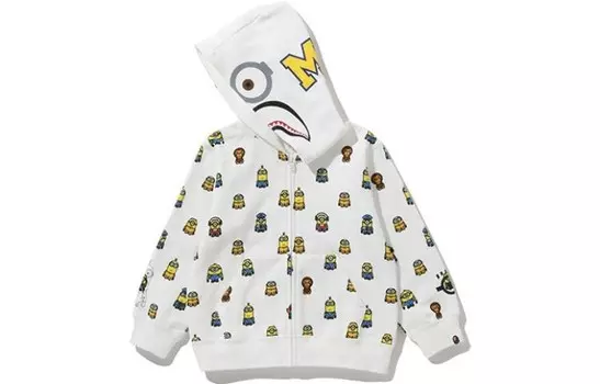 Детская толстовка A Bathing Ape, белый