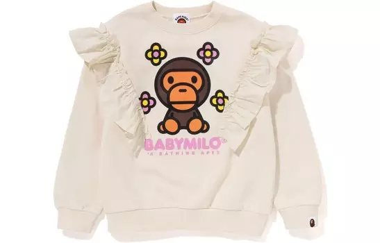 Детская толстовка A Bathing Ape, белый