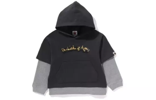 Детская толстовка A Bathing Ape, черный