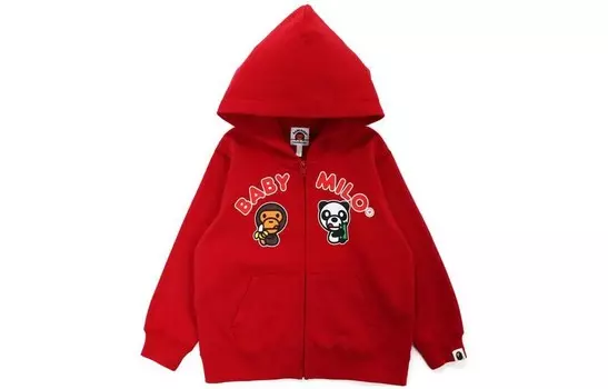 Детская толстовка A Bathing Ape, красный