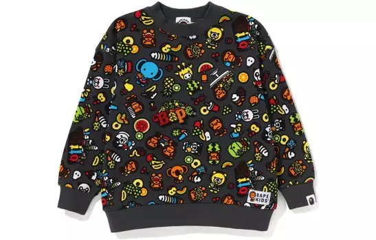 Детская толстовка A Bathing Ape, серый
