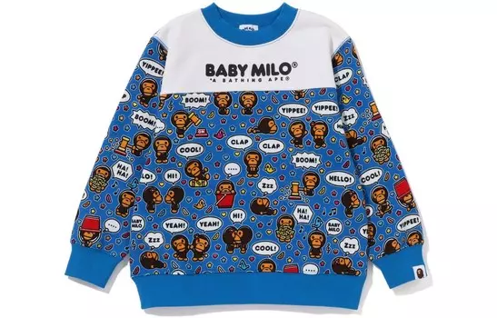 Детская толстовка A Bathing Ape, синий