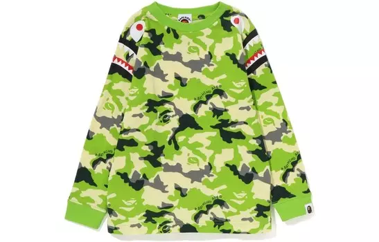 Детская толстовка A Bathing Ape, зеленый