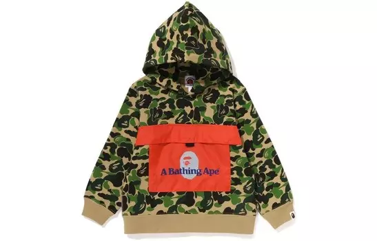 Детская толстовка A Bathing Ape, зеленый