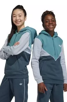 Детская толстовка adidas Originals, зеленый