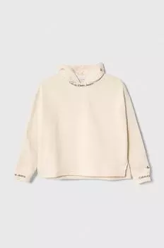 Детская толстовка Calvin Klein Jeans, бежевый