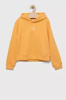 Детская толстовка Calvin Klein Jeans, оранжевый